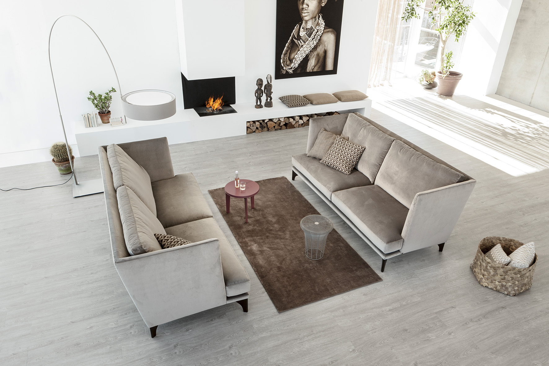 modernes Wohnzimmerinterior in Koblenz