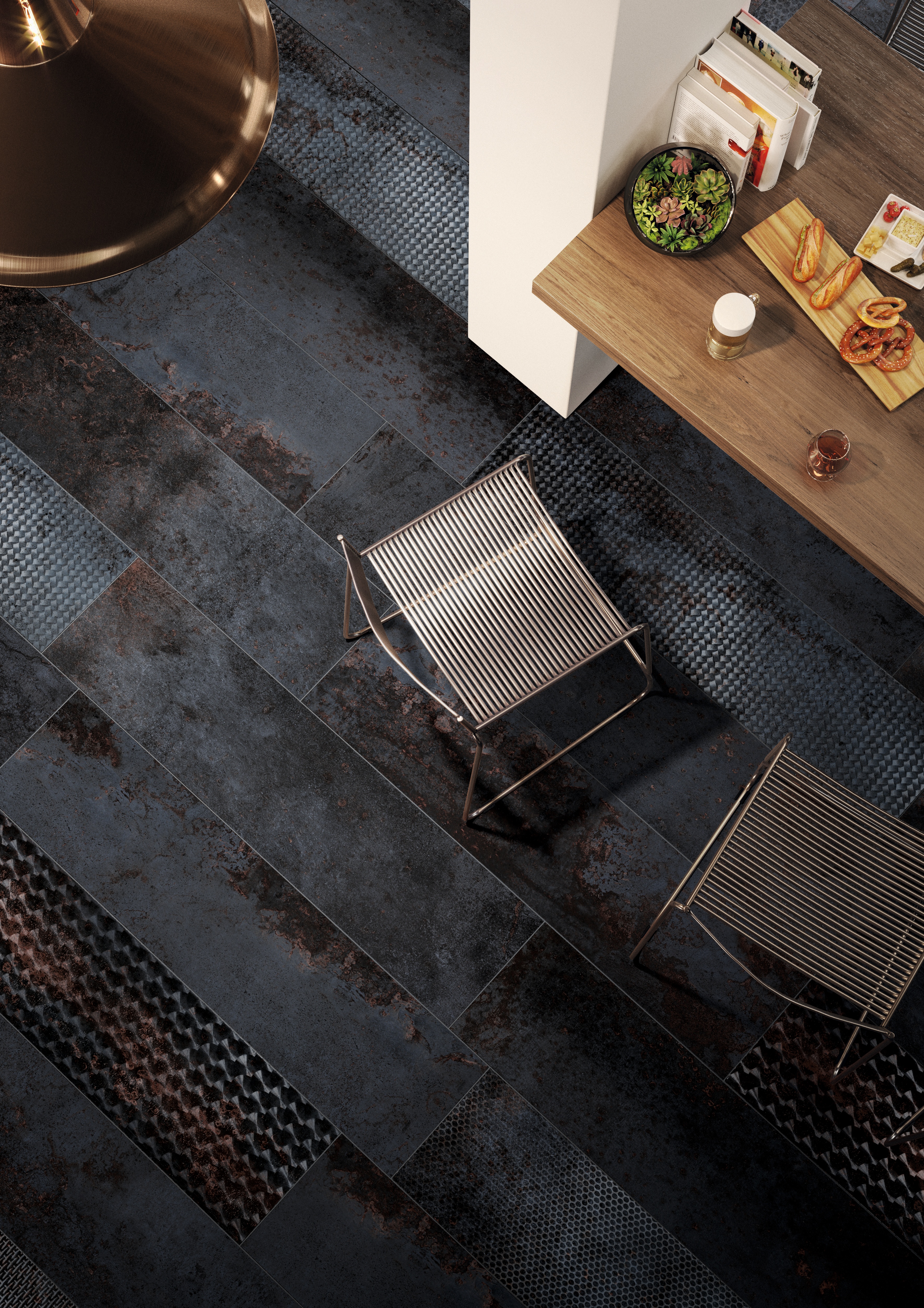 COST 27 30x120 Blue mit Dekoren
